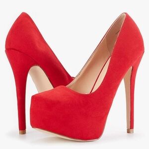 Elegant Red High Heels